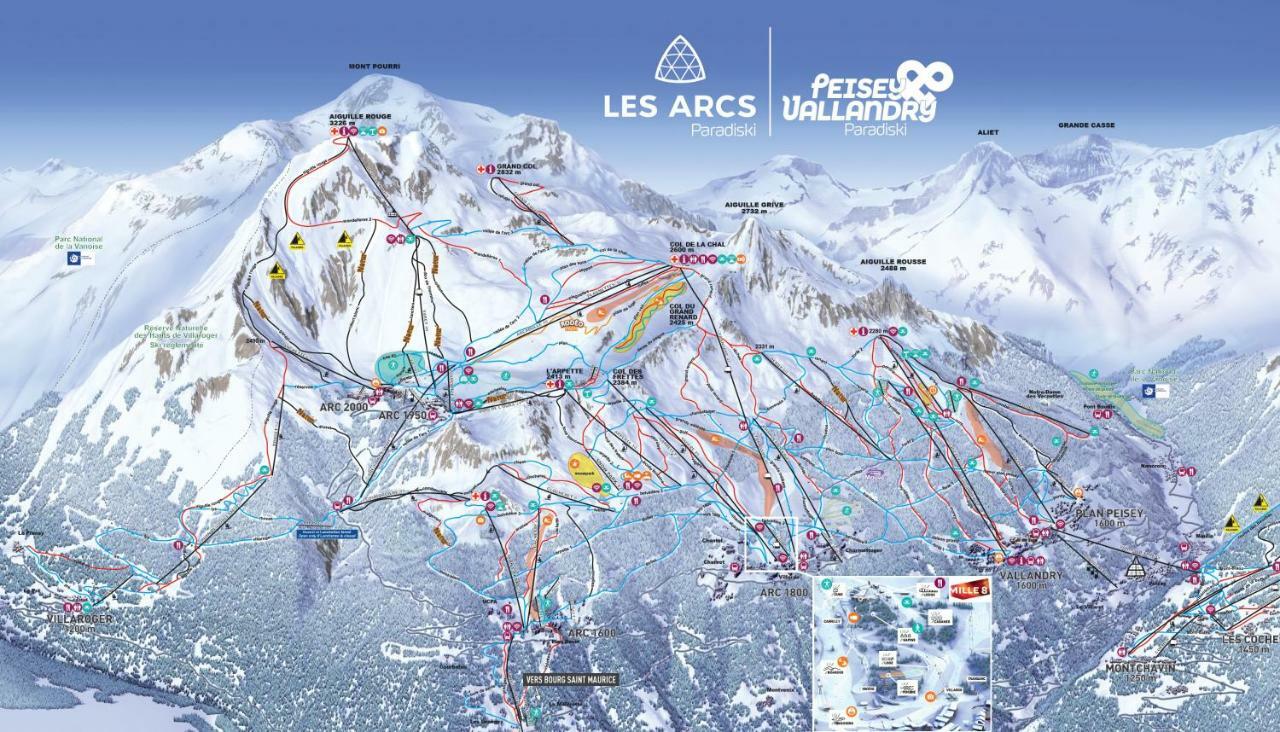 Arc 1800 Skis Aux Pieds Appartement